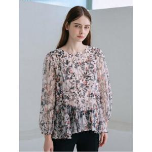[아날도바시니](아날도바시니) 프릴 프린트 블라우스(AW04BL43W)