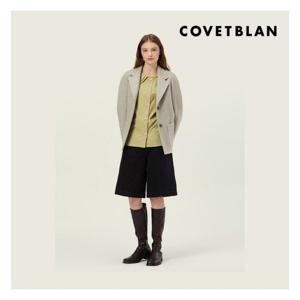 [코벳블랑][COVETBLAN] 라운드숄더 싱글자켓(V228MJK208W)