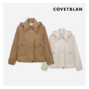 [코벳블랑][COVETBLAN] 래글런 후드 점퍼(V226MJP104W)