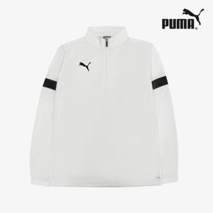 푸마 슬림핏 긴팔티셔츠 팀라이즈 1/4 집탑 65865604