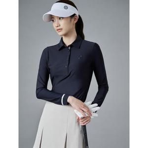 빈폴골프 여성 칼라 긴팔 티셔츠  네이비 BJ4841A07R