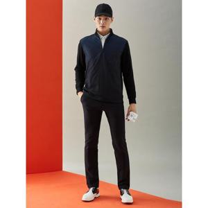 빈폴골프 남성 하이브리드 반집업 티셔츠  애쉬 BJ4941B154