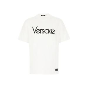 베르사체 반팔 티셔츠 10125451A09028 1W000 OPTICAL WHITE