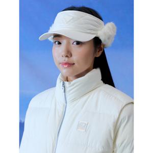 [마스터바니] 여성 퍼 마그네틱 이어워머 썬바이저