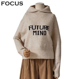 [포커스]모던 하이넥 후드니트 (FW4K7KT0094)