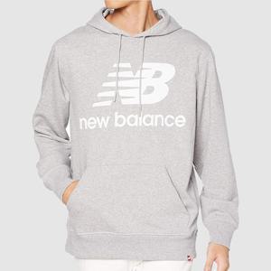 뉴발란스 남성 에센셜 스택드 로고 후드티 NBN0C46011-AC