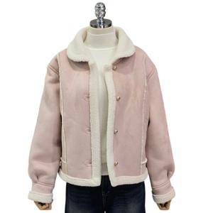 [포커스]둥근카라 무스탕점퍼 (FW4K3JK3231)