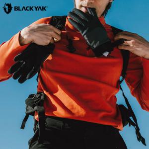 블랙야크 남성 양면 기모티셔츠 빅사이즈 겨울 등산티 마칼루 집업티 1BYTSW4001
