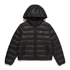 내셔널지오그래픽 N244WDW010 여성 밀버스 경량 구스 다운 후드 점퍼 CARBON BLACK