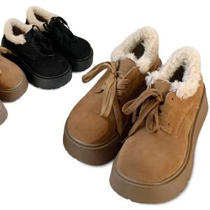 [카미엣뮤즈]키높이 퍼 로퍼_KM24w193