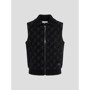 빈폴골프 여성 자카드 방풍 풀집 베스트  블랙 BJ4Z51A165