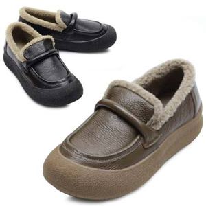 [카미엣뮤즈]키높이 퍼 로퍼_KM24w213