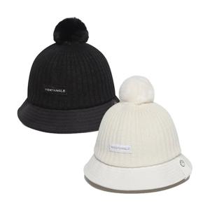 [와이드앵글] 여성 CO 니트 믹스 햇 L_WWW24C09