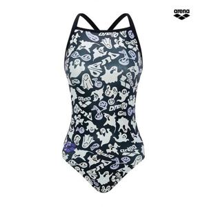 아레나 고스트 빌리지 원피스 싱글 크로스 스트랩백 A5SL1LO03 BLK