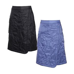 [와이드앵글] 여성 WG 웨이브 패딩 랩스커트 L_WWW23Q74