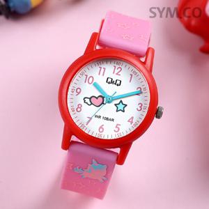 큐앤큐 V23A-008VY 학습에 좋은 핑크 유니콘 캐릭터 어린이 아동