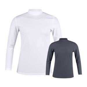 보스케 남성 봄 가을 골프웨어 골프 모크넥 캐주얼 긴팔 이너웨어