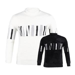 보스케 남성 봄 가을 골프웨어 골프 패턴 캐주얼 긴팔 니트 L11102329