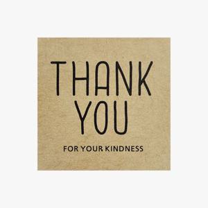 사각 땡큐 스티커 크라프트