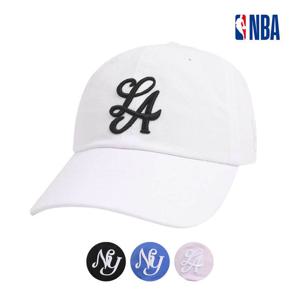 [엔비에이]남녀공용 시티 약어 포인트 소프트볼캡 모자 N255AP251P