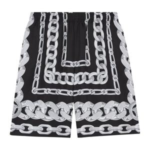 베르사체 메두사 체인 실크 니 랭스 쇼츠 1002476 1A133975B950
