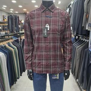 런던포그 HL01 세미 와이드에리 체크셔츠 Lofva715