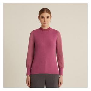 [올리비아로렌]소매 시스루 니트_VOCBLXS2231