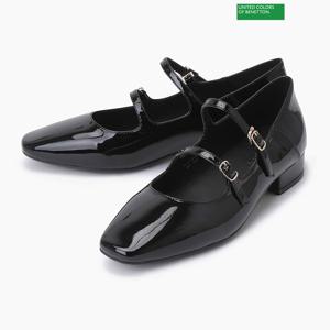 베네통 소가죽 애나멜 스트랩 메리제인 BCSH03411