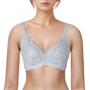 [비비안(언더웨어)]고급스러운 꾸띄르 케미컬 자수 볼륨업 A,B,C컵 몰드 브라 BR964A