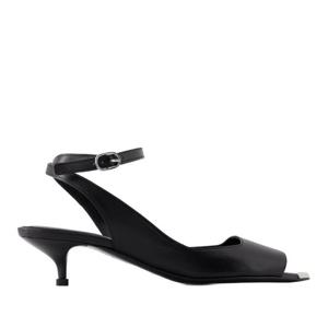 알렉산더맥퀸 펑크 힐샌들 757494WIEA11081 BLACK/SILVER