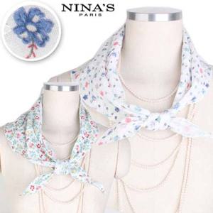 펀칭자수_고급면 삼각스카프(N5S015)