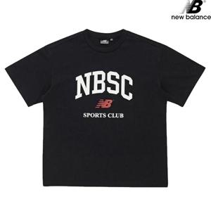 뉴발란스 NBNED32743-BK NBSC 빅그래픽 티셔츠 남녀공용 반팔티