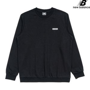 뉴발란스 NBNCDB1013-BK 와펜로고 맨투맨 남녀공용 긴팔티