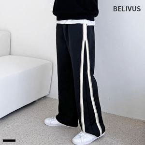 [빌리버스]빌리버스 남자 글로시 테잎라인 트랙 팬츠 BDM307