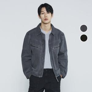 [버커루]남성 10수 다잉 카라 점퍼 자켓 B235JP430P