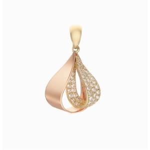 [로이드] 주문제작 볼륨 페어 드롭 14K 팬던트 LPP14037G