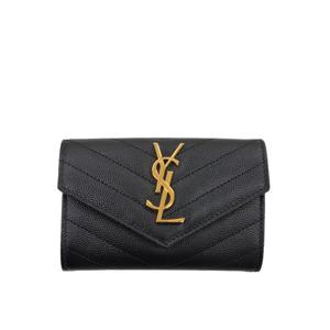 [생로랑][롯데탑스]414404BOW011000마틀라세 스몰 엔벨롭 지갑