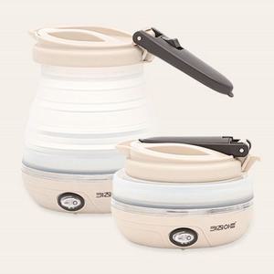 키친아트 포터블 여행용 폴딩포트 600ml 전기주전자 전기포트 커피포트 전기주전자 전기포트주전자 무선전