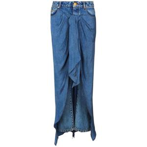 발망 드레이프 데님 스커트 EF1MI045DF24