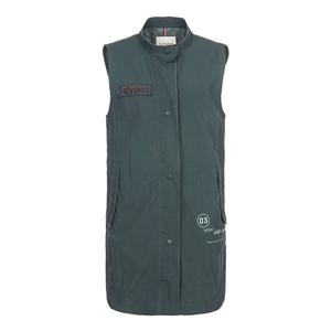 [올리비아로렌]레터링 포인트 롱 베스트___VVCQCVM3431