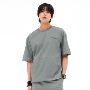 [체이스컬트][본사]남성 시어서커 반팔 티셔츠-EBRK5825D0V