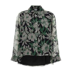 LOEWE 실크 셔츠 S540Y05XBJ9990