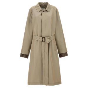 MAISON MARGIELA 롱 싱글 브레스티드 트렌치 코트 S50AH0132S54694801
