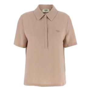 FENDI Silk polo shirt FS8227AWZIF1M26
