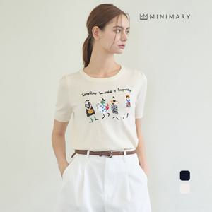 [미니마리] 해프닝하프소매니트 (MMA2TS71)
