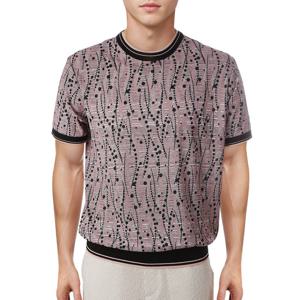 롯데광복 레드옥스2025 S/S 캐주얼 여름 반팔 스판 라운드니트 R252SW163PK-GB