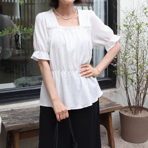 [쉬즈마담]T57328 러블리 프릴 하객룩 블라우스 엄마옷