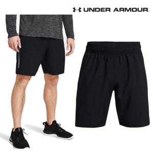 [언더아머(백)]남성 여름 반바지 UA Tech 우븐 워드마크 쇼츠 팬츠 1383356-001