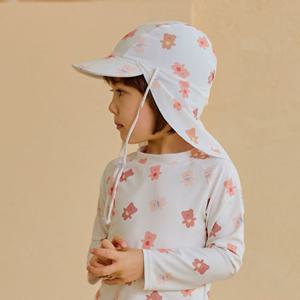 [엠케이] 젤리베어 아동 물놀이모자 버킷햇 UV플랩캡 205659