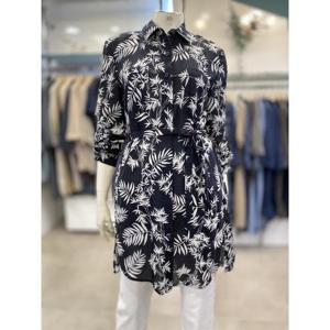 안지크 세이브존07 야자수 롱 블라우스 AG2-BL515-0